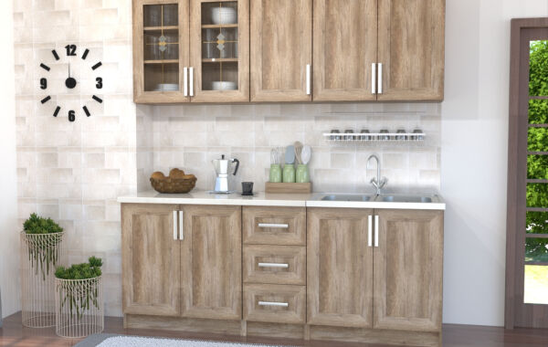 Csilla konyha blokk 200/60cm (elemes)