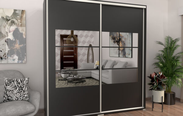 Emil tolóajtós gardrób 200cm