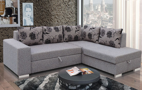 Milánó sarok, hullámrugós.