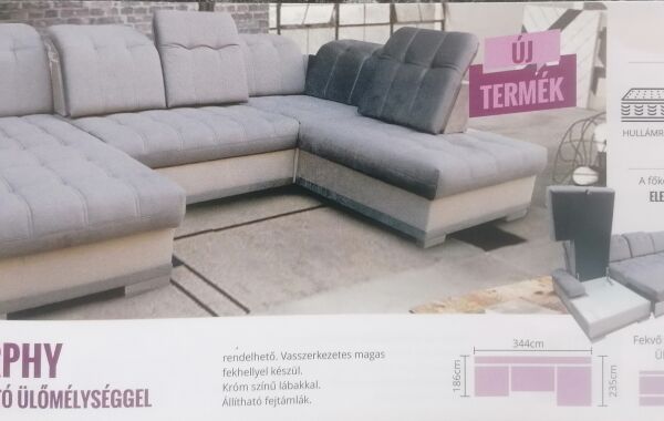 Murphy U sarok (állítható ülésmélység)