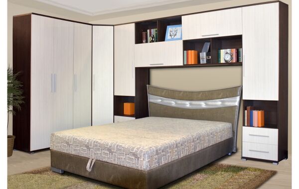 London áthidalós hálószoba szekrény 360x180cm