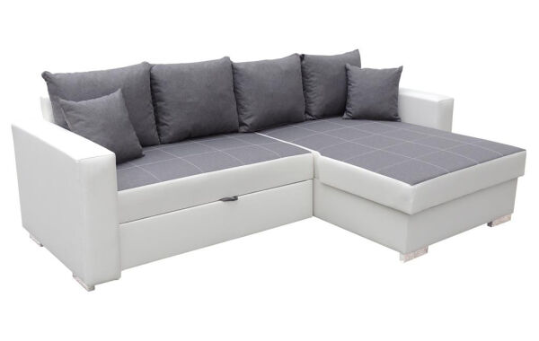 Barbados sarokülőgarnitúra, hullámrugós.