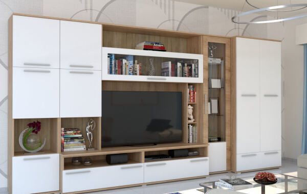 Tokyo -Torino szekrénysor leddel ! 390cm